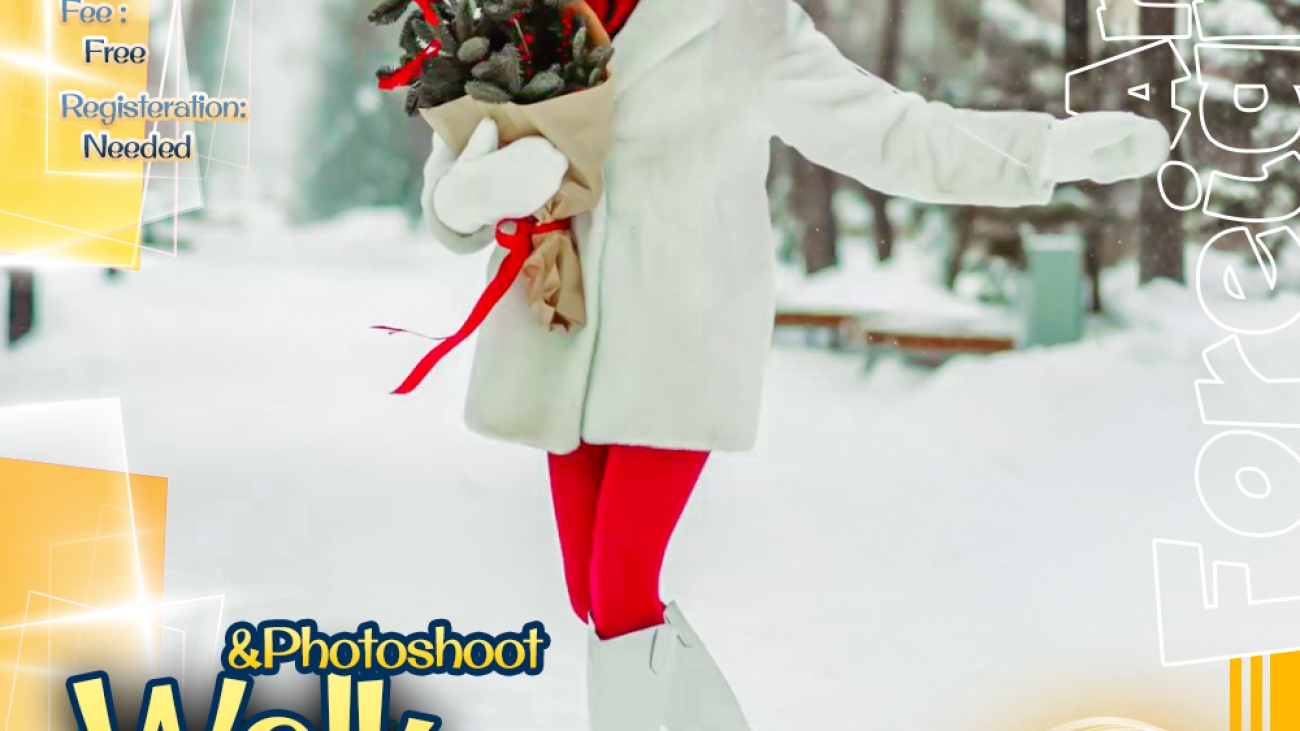 Walking and Photoshooting on Snow 📸📸❄️🧣☃️🍫☕️