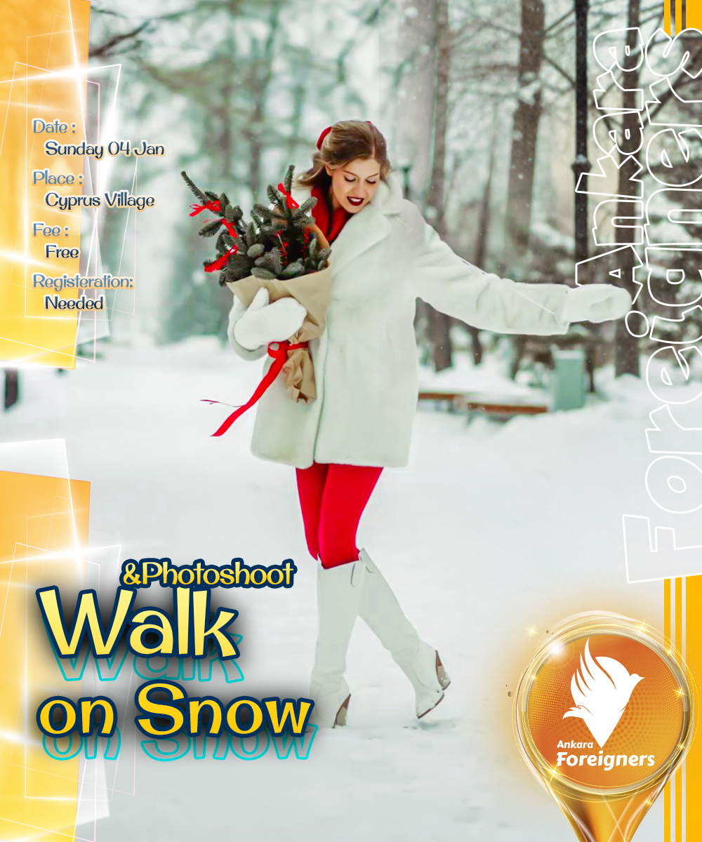 Walking and Photoshooting on Snow 📸📸❄️🧣☃️🍫☕️