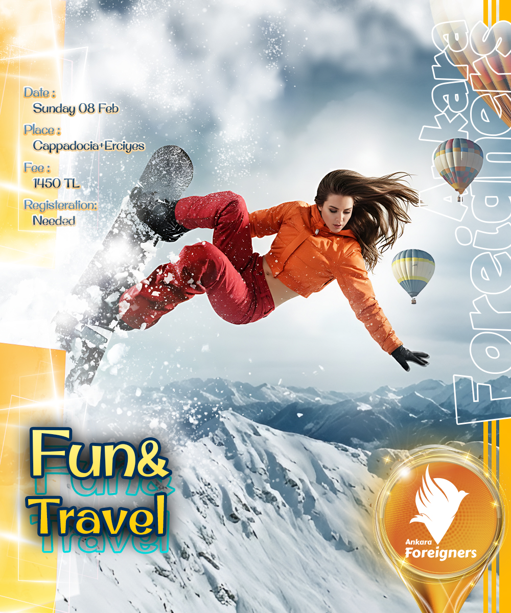 Fun&Travel Erciyes+Capaddocia ⛰️⛷️🌲🎈🎈