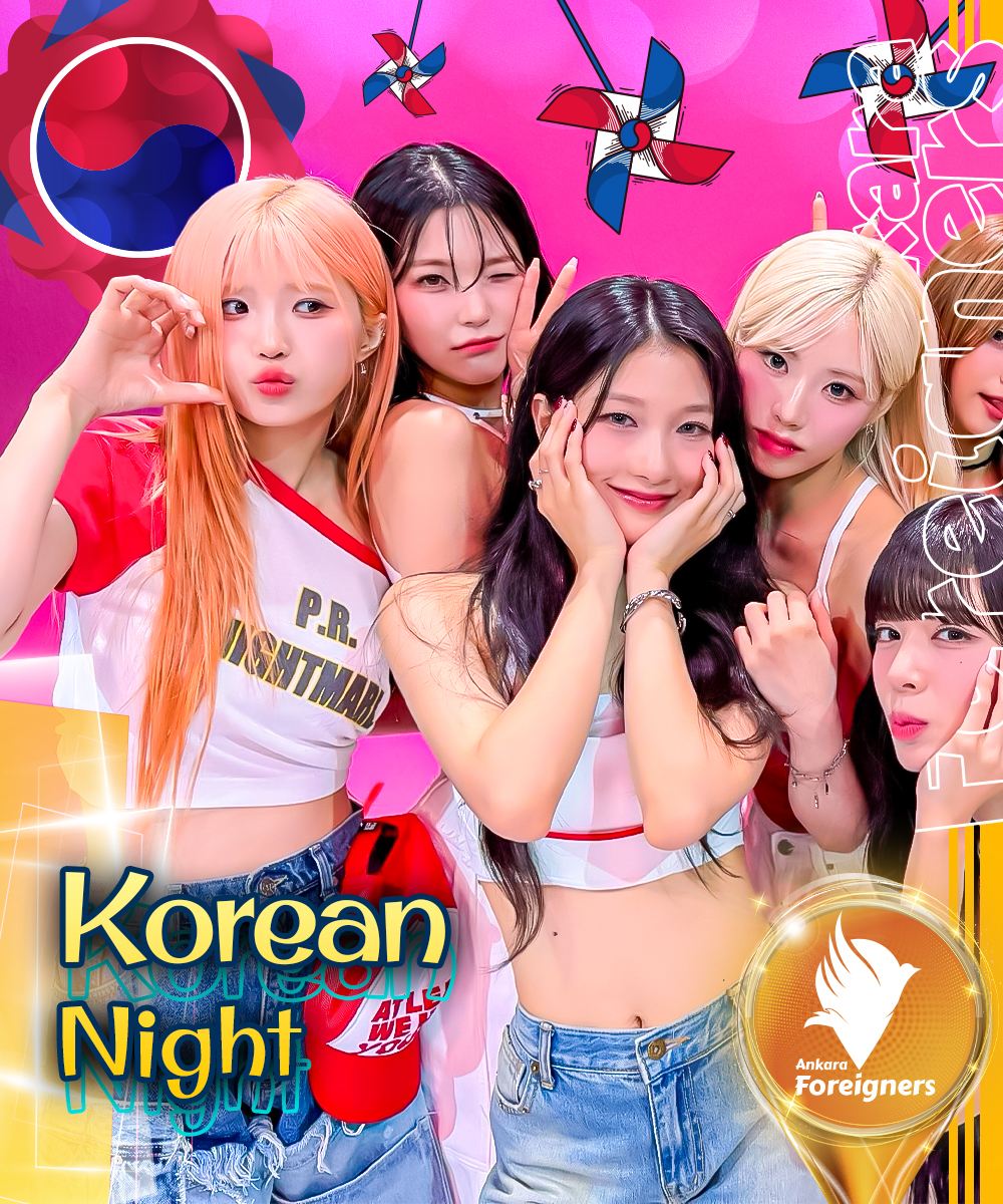 International Night 🌏🌍🌎 Korean Party 🎉🪩🎊
