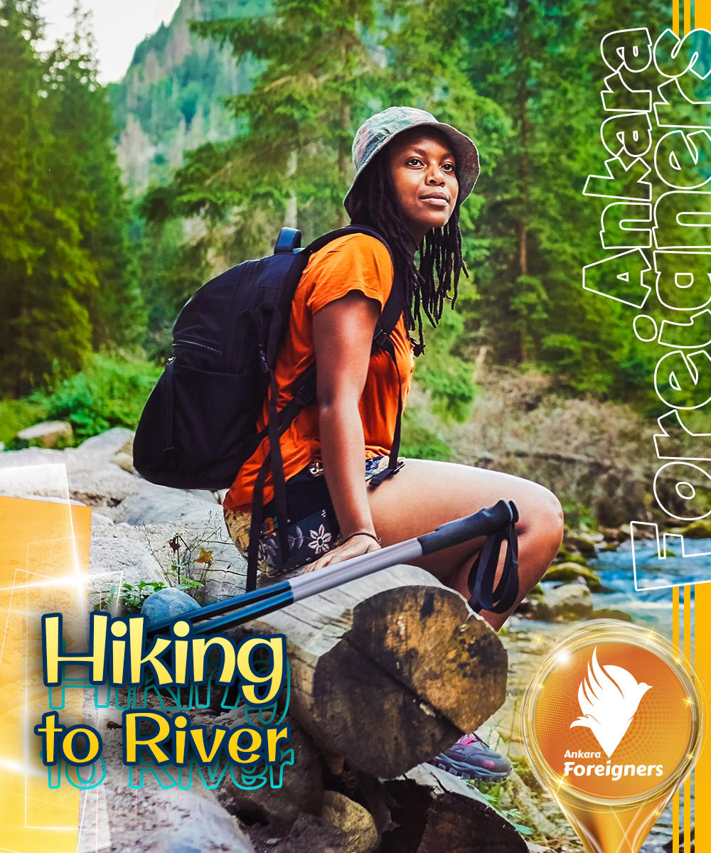 Hiking in Nature to River 🌳🌳🌳